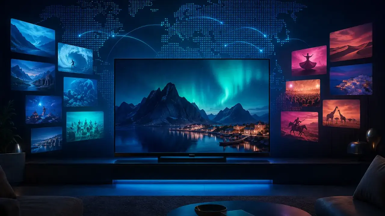 Compatible IPTV player channel browsing interface