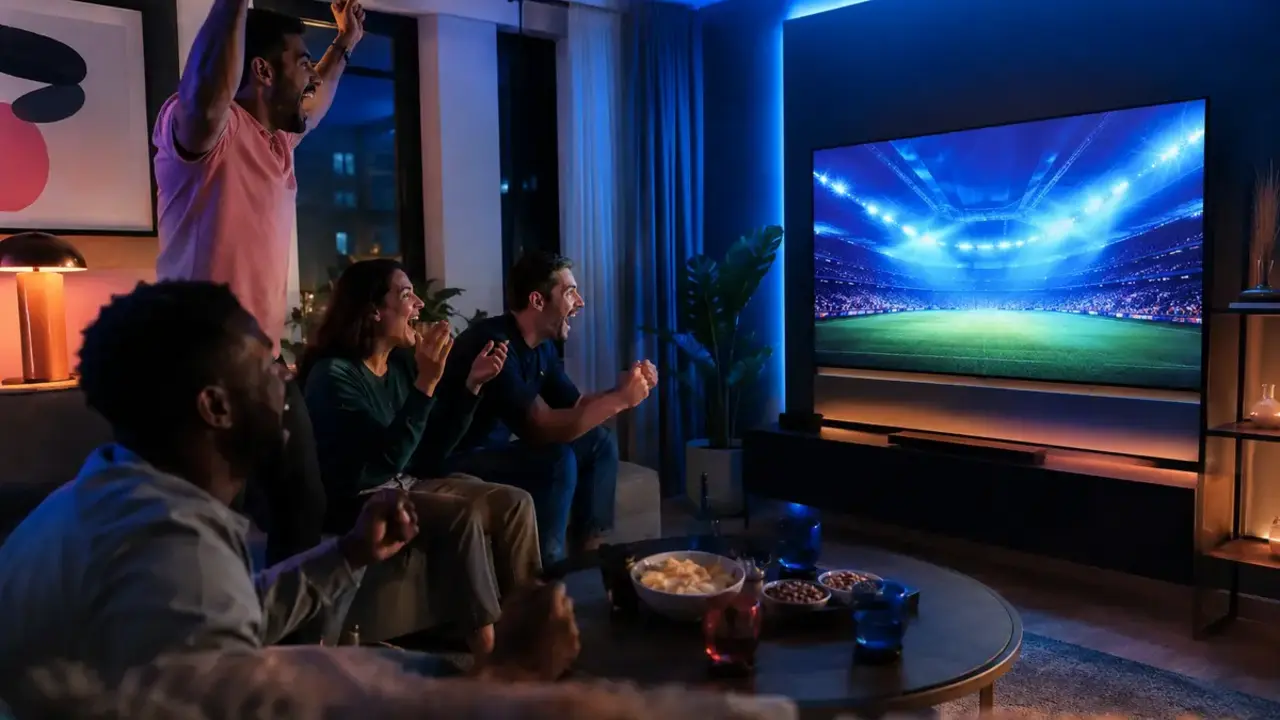 Compatible IPTV player live television category screen