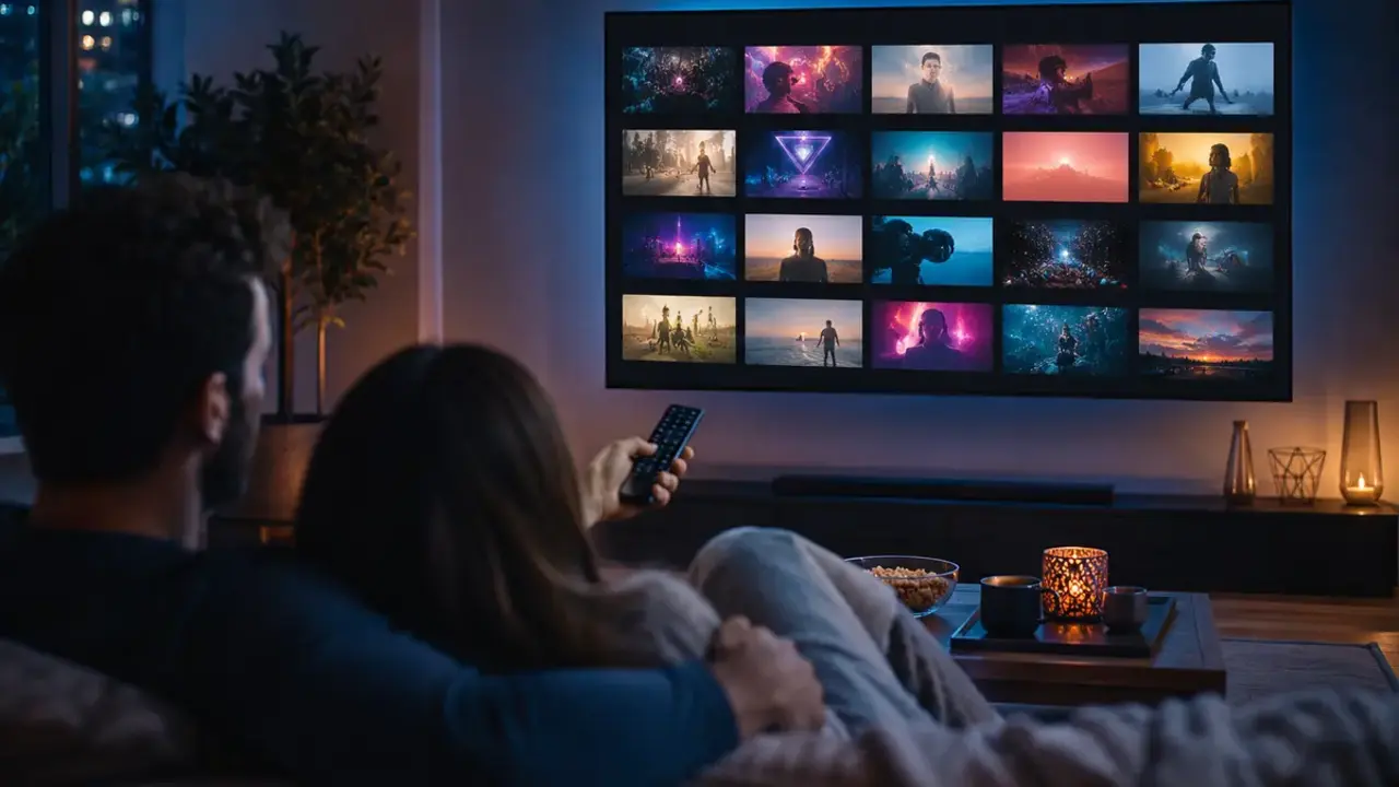 Compatible IPTV player series and season browsing screen
