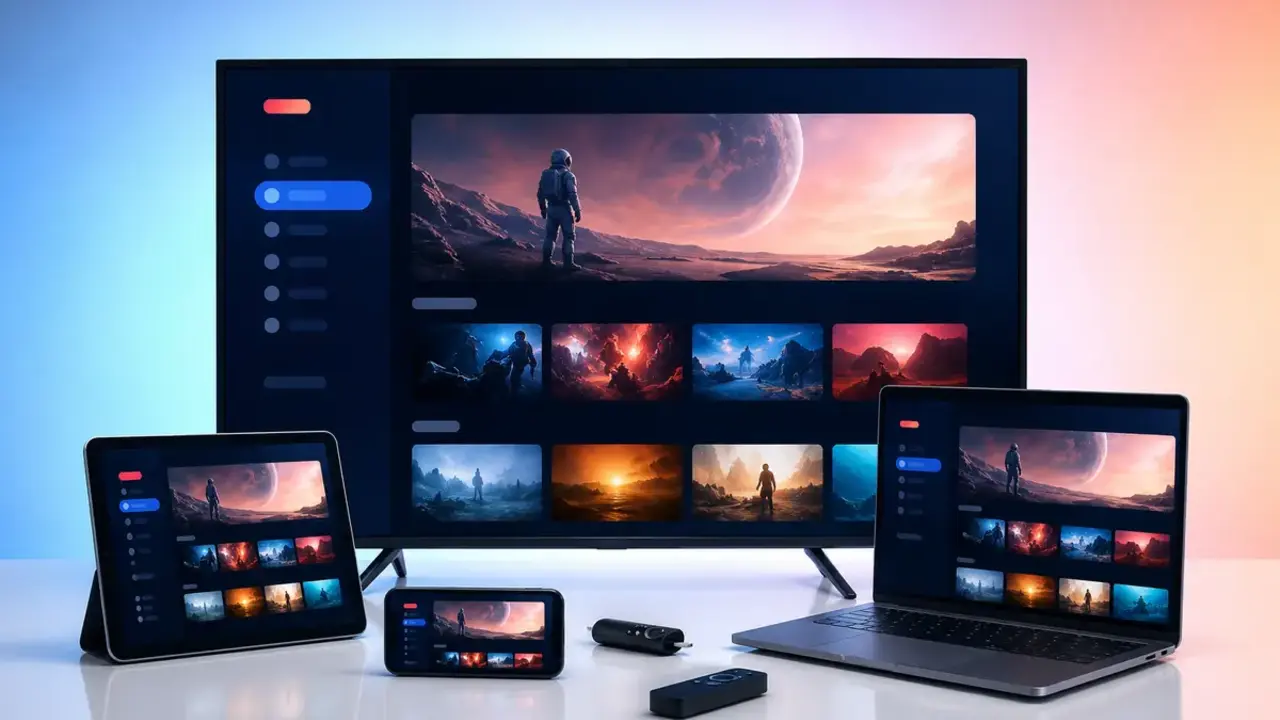 Alternative compatible IPTV player home interface
