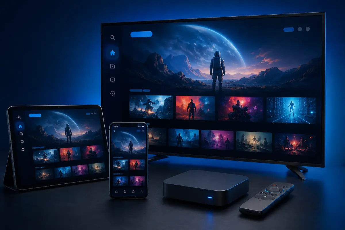 Android TV & Google TV setup example for a compatible Best IPTV player