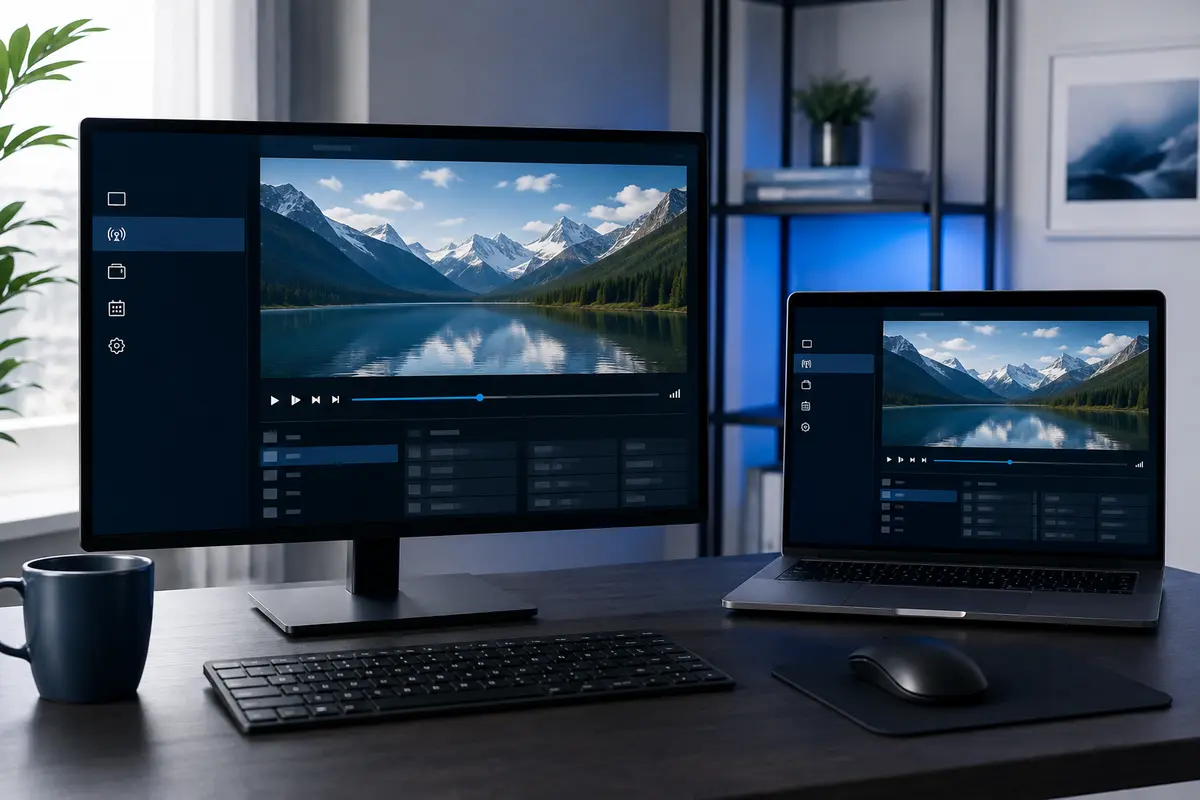 Windows & macOS setup example for a compatible Best IPTV player